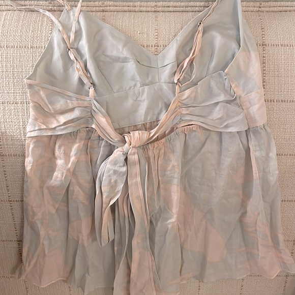 Rebecca Taylor Whimsical Cotton, 100% Silk-lined, adjustable Top! - Picture 2 of 5